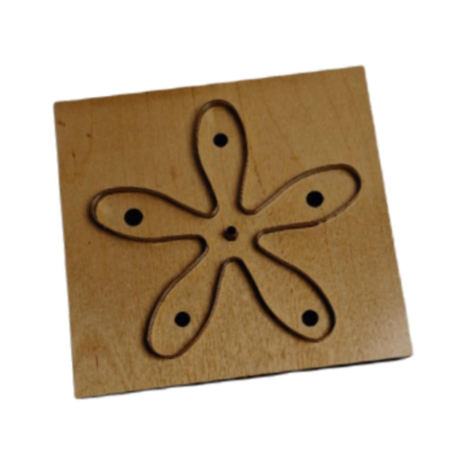 Leathercraft Cutting Die Wood Metal Template Compact Design for Beginner Home Tailor DIY Projects