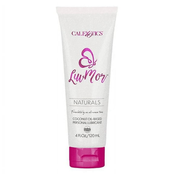 California Exotic Novelties Luvmor Naturals Organic Personal Lubricant, Premium Coconut Oil Based Lube