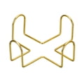 thumbnail image 1 of Portavasos, 1uds 1,77 - Hierro Metal Posavasos Almacenamiento Estante para Ambos Redondo y Cuadrado, Capacidad para 4 Posavasos (Oro), 1 of 6