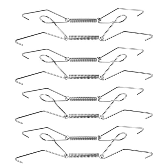MERRYHAPY 4Ud Soportes Para Platos Decorativos De Pared En Plateado Con Alta Capacidad