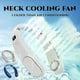 thumbnail image 2 of 1pc, Portable Hanging Neck Fan with Ice Porcelain Refrigeration - USB Charging, Silent Summer Cooling Artifact with LED Display - Ideal for Outdoor an, 2 of 4