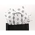 thumbnail image 3 of CleverDelights Metallic Silver Polka Dot Premium Tissue Paper - 100 Sheets - 20" x 30" - Gift Paper, 3 of 4