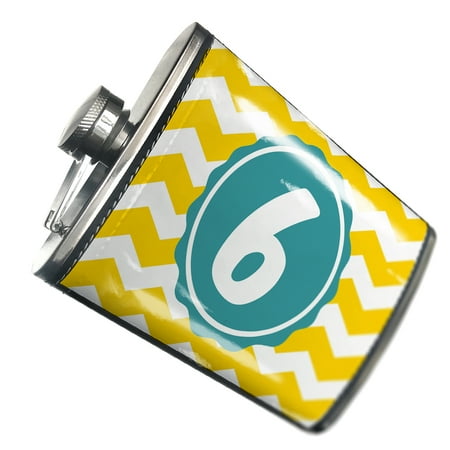 

NEONBLOND Flask Monogram 6 Yellow Chevron