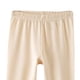 thumbnail image 3 of Pantalones largos para niños, color sólido, cintura elástica, pantalones de pijama deportivos ajustados, pantalones largos para niñas, pantalones de poliéster, 3 of 4