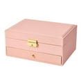 thumbnail image 1 of Caja de almacenamiento de joyas Sunnimix Rosa, 1 of 7