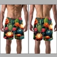 thumbnail image 3 of luoweisi Men's Beach Shorts Quick Dry Swim Trunks with Mesh Lining Cactus L, 3 of 5