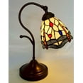 thumbnail image 1 of Multi-Color Dragonfly Tiffany Style Glass Table Lamp, 1 of 1