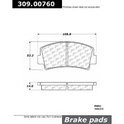 ford courier disc brake pad set
