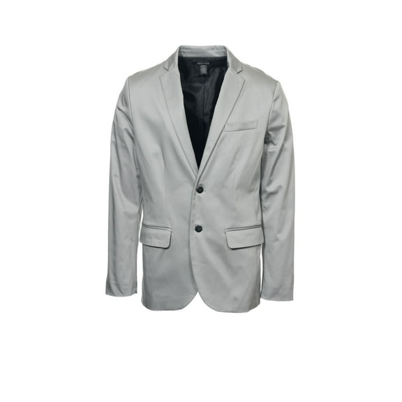 Reaction by Kenneth Cole Mens 2 Button Sport Coat Jacket (Small, Seagull)