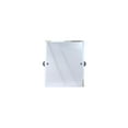 thumbnail image 3 of Pipeline Collection Frameless Rectangular Wall Mounted Tilt Mirror in Antique Bronze, 3 of 6