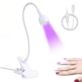thumbnail image 5 of YUEYAN ZOUBAOQ Nail Lamp LED Nail Manicure Dryer Curing Light with Goosene and Clamp For Gel UV Ligh Nails3W Goosene Nail UV LampMini, 5 of 7
