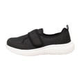 thumbnail image 4 of Women's Hook and Loop Walking Shoes Breathable Mesh Upper Cushioned Sole Lightweight Comfort Casual Sneakers for Daily Walking Shopping Work Wear 37, 4 of 5