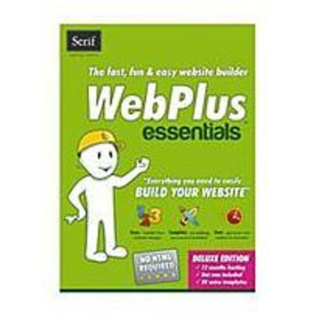 Refurbished Serif 703115685147 Webplus Essentials Program CD for PC - Web Page Editors - 1 (Best Web Editors 2019)