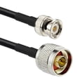 thumbnail image 2 of Cable coaxial RF macho N a BNC macho RG58 Cable de antena externa de radioaficionado portátil de 30 cm de baja pérdida kenally EL1429-00, 2 of 2