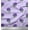 Medium Purple, variant on Soimoi Silk Fabric Leaves & Lotus Block Printed Fabric 1 Yard 42 Inch Wide