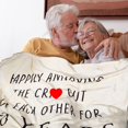 thumbnail image 5 of 50th Wedding Anniversary for Couple Men Women Gifts 50 Year Anniversary Blanket Gift for Parents 50th Anniversary Blanket for Mom Dad Best 50th Anniversary for Grandma Grandpa Grandparents Christmas, 5 of 6