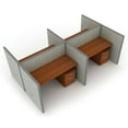thumbnail image 7 of OFM RiZe 2 x 2 Privacy Workstation Unit in Gray and Cherry, 7 of 7