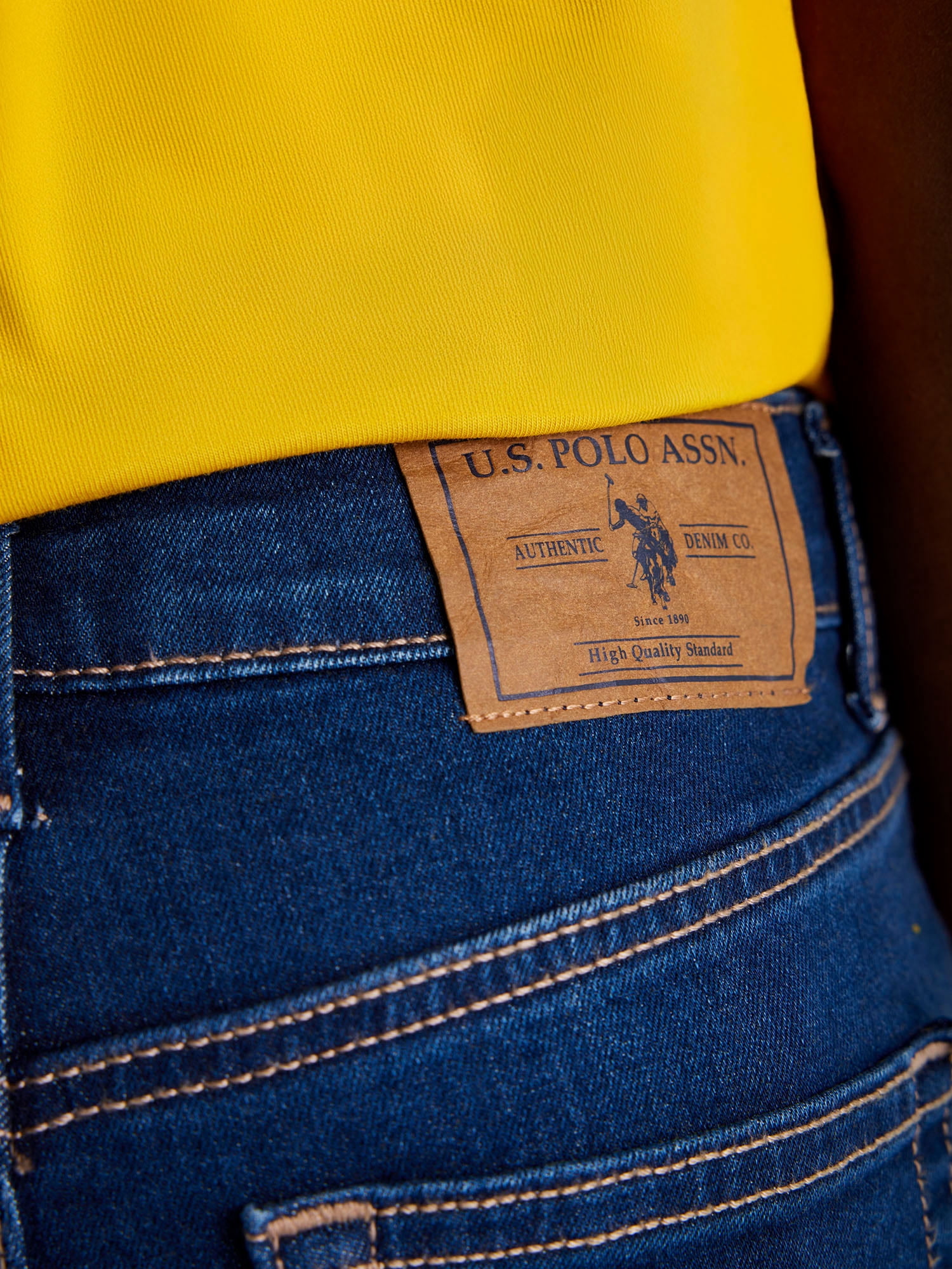 U.S. Polo Assn. Boys Straight Fit Denim Jean, Sizes 4-18