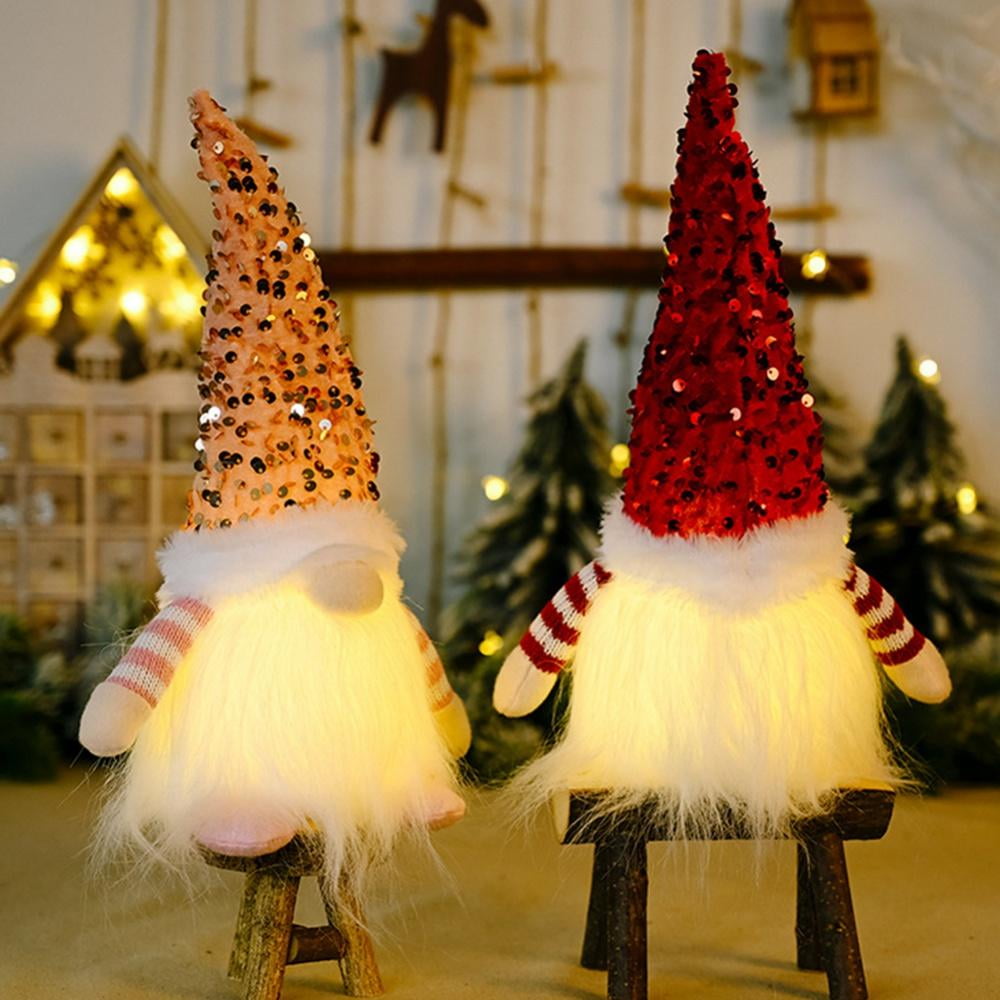 Christmas Tree Light-up Gnome - 13-1/2 tall X 8-1/4 wide – Color Me Mine  Bakersfield