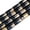Black, variant on MATROOY 1 Strand Column Half Electroplate Glass Beads Multi-Color 20x10mm 17pcs/strand-Red