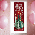 thumbnail image 6 of Decorative Design Christmas Banner Colorful Trees Holiday Decoration for Winter Party Home Decor Celebration, 6 of 9