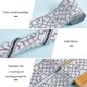 thumbnail image 4 of Cinta de jacquard geométrica de 5,5 yardas, cinta de adorno para cortina bordada de poliéster de 3-1/4" de ancho, cinta de jacquard bordada gris claro para sus cortinas, cinta de adorno para bandas, 4 of 8