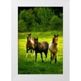 thumbnail image 3 of Alan Hausenflock 23x32 White Modern Wood Framed Wall Art Titled - The Horses Three II, 3 of 5