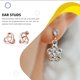 thumbnail image 3 of Guardurnaity Pendientes de corazón de 2 uds., adornos de vestir de estilo Simple, pendiente de aleación de oro rosa, accesorio de moda, colgantes para Ropa, zapatos y accesorios Miscelánea Guardurnaity AP017953-00, 3 of 6