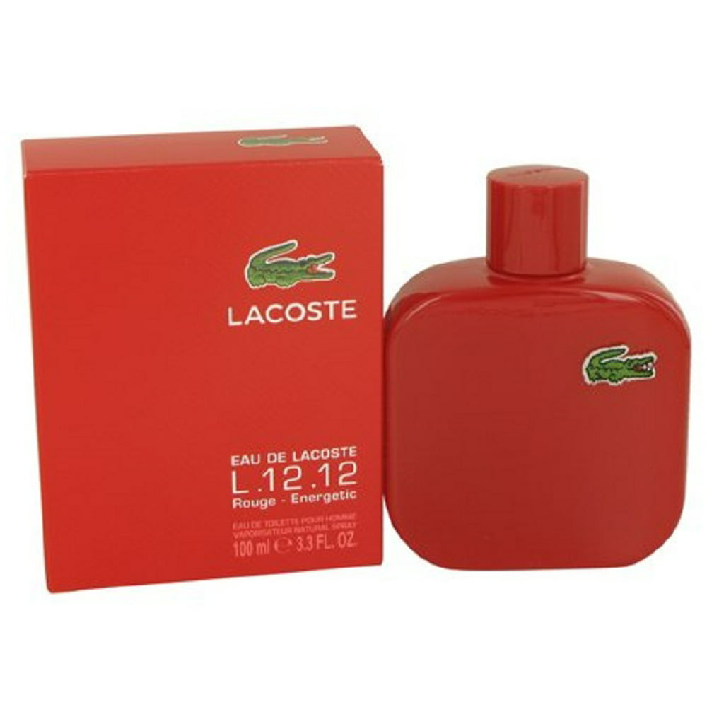 Lacoste - EAU DE LACOSTE L.12.12 ROUGE * Lacoste 3.3 oz / 100 ml EDT ...