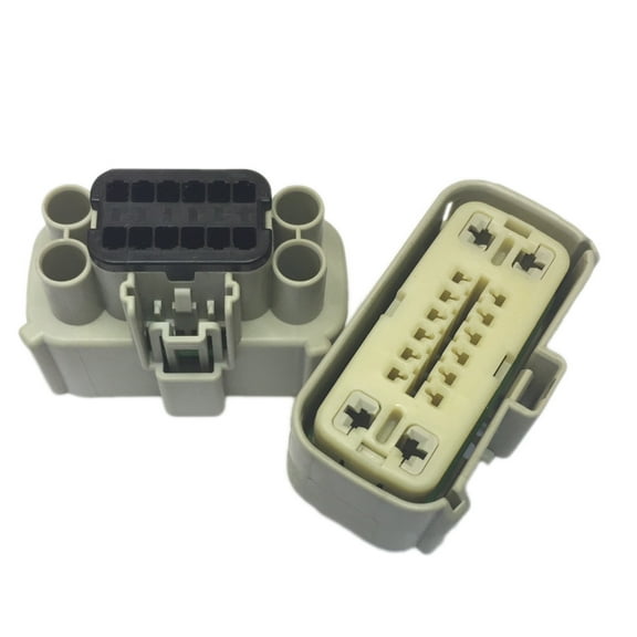 0334761602 Automotive 5C3T-14A464-HA Connectors MX150 ASSY HYB RCPT 2X8 LTGY B/16, 334761602