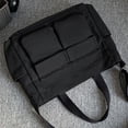 thumbnail image 2 of Bolso Mano Lona para Mujer Bolso Al Aire Libre Gran Capacidad Con Múltiples Bolsillos (negro), 2 of 9