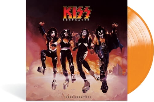 Retro Style Metal Sign Kiss "Destroyer"