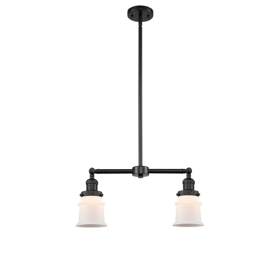 Innovations 209-BK-G181S-LED European Influence Two Light Chandelier from Franklin Restoration collection in Black finish, 5.00 inches