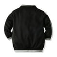 thumbnail image 2 of Godderr Kids Boys Casual Jacket for Toddler Boys Jacket for 1-5T Solid Colour Spring Autumn Models Casual Sports Wind Jacket in Small Children Cotton Zip Jacket, 2 of 2