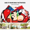 thumbnail image 6 of Saiise Mario Cg Women's Hoodies Long Sleeve Sweatshirts Drawstring Pullover Tops with Pocket Casual Loose-, 6 of 6