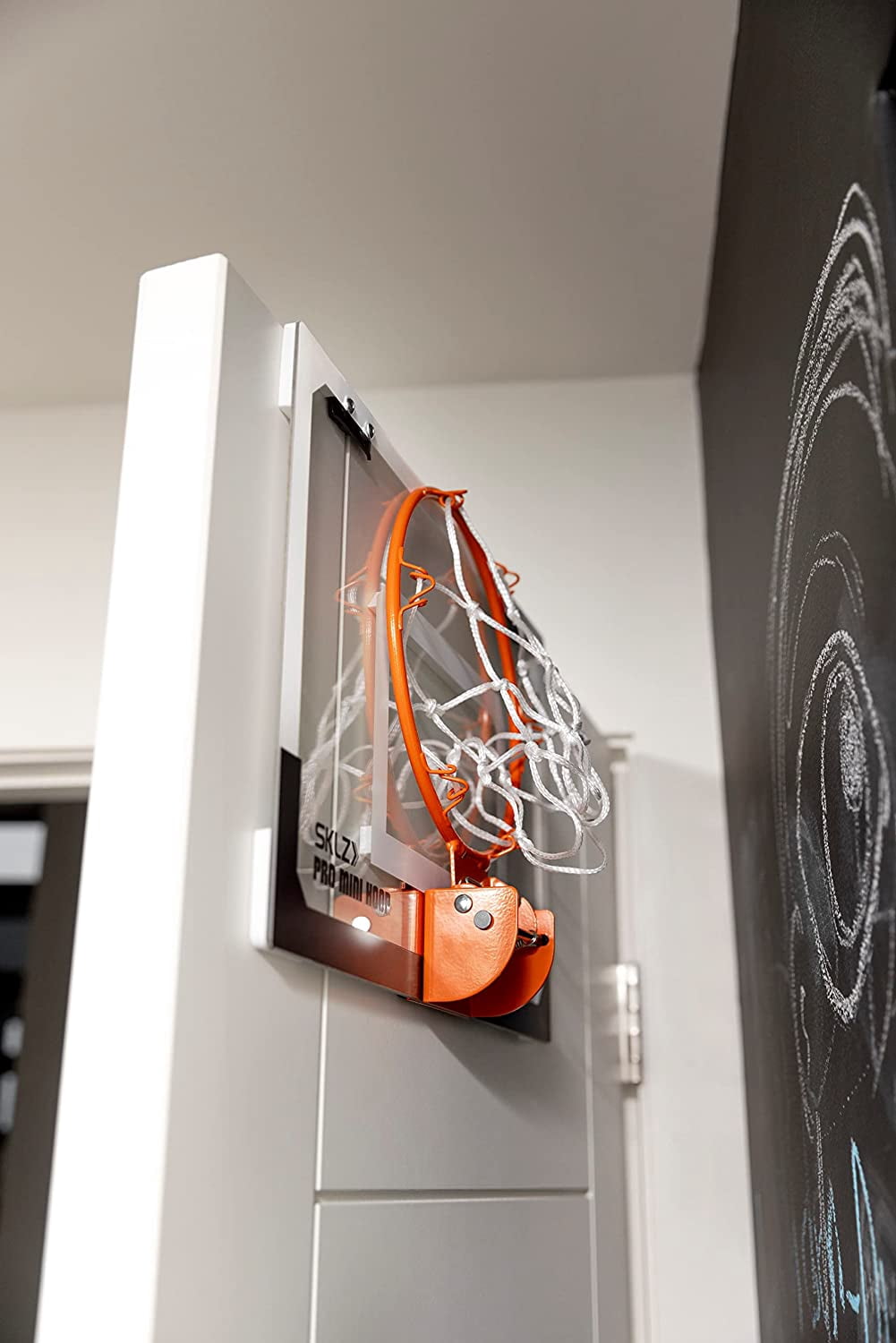 Pro Mini Indoor Basketball Hoop - Over The Door – Portable - Great For Home, Dorms, Offices, and Gifts