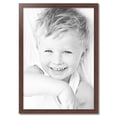 thumbnail image 2 of ArtToFrames 28" x 40" Honors Mahogany with Gold Picture Frame, 28x40 inch Brown Wood Poster Frame (WOM-5156), 2 of 7