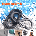 thumbnail image 5 of 40pcs Tipo S Mosquetón De Escalada Aparejos Cuerdas Llavero NEGRO, 5 of 5