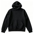 thumbnail image 3 of Girls Leopard Hoodie Oversized Y2k Print Hoodies with Pocket Pullover Trendy Hooded Long Sleeve Casual Sweatshirt Fashion Streetwear Fall Winter Clothes(Black,3-4 Year), 3 of 3