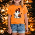 thumbnail image 6 of TOWED22 Toddler Girls Boys Halloween Shirts Graphic T Shirt Tee Short Sleeve Halloween Tops Fall Tee for Kids, 6 of 7