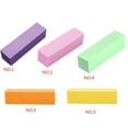 thumbnail image 2 of 10Pcs/Set Professional Frosted Surface Nail Buffers Files Double Sided Polishing Block Manicure Nail Art Tool Perfect Gift Orange, 2 of 9