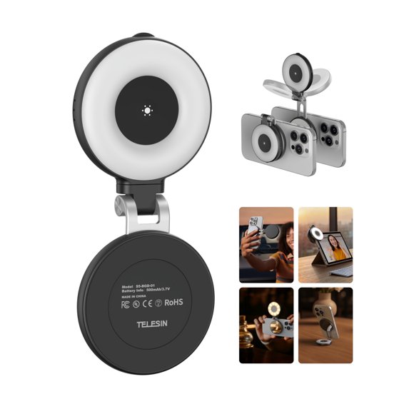 Selfie Light TELESIN C03 Magnetic Phone Beauty para iPhone