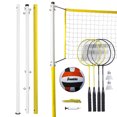 thumbnail image 1 of Franklin Sports Easy Assembly Family Volleyball & Badminton Combo Set w/ Bag, 1 of 3