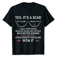 thumbnail image 2 of EGNMCR Breast Cancers Awareness T-Shirt For Women Pinks Ribbon T-Shirt Casual Short Sleeve Round Neckline T-Shirt, 2 of 5