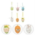 thumbnail image 3 of 12pcs Easter Decorative Eggs Diy Printed Eggs Colorful Easter Hanging Eggs Plastic Simulation Eggs Decor (random Color), 3 of 3