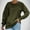 Army Green, variant on Plus Size Tops for Women,Womens Tops under $5,Women's Loose T-shirt Long Sleeves Blouse Round Neck Casual Tops Sweatshirt White L