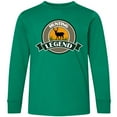 thumbnail image 3 of Inktastic Hunting Legend Deer Bowhunter Long Sleeve Youth T-Shirt, 3 of 5