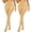 2 Pack Beige, variant on 15-20 mmHg Compression Pantyhose for Women High Waist Light Support Tights