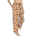 thumbnail image 6 of Salouo Hot Fresh Pizza Print Women's Pajama Pants Casual Loose Sweatpants PJs Flowy Pants Drawstring Palazzo for Women Wide Leg Pants Lounge Pajama -Large, 6 of 8