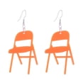 thumbnail image 2 of Xihbxyly Pendientes de Silla Plegable, Joyería Miniatura Única, Collar Deportivo Llamativo, Diseño Acrílico Duradero, Apoya La Igualdad y La Resiliencia, Ideal para Activistas y Políticos, Incluye Un, 2 of 3
